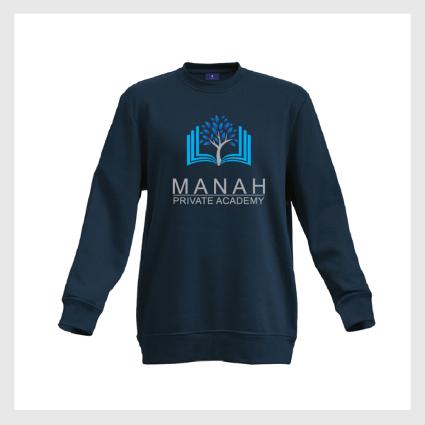 Crewneck Sweater adults navy (Mnh)